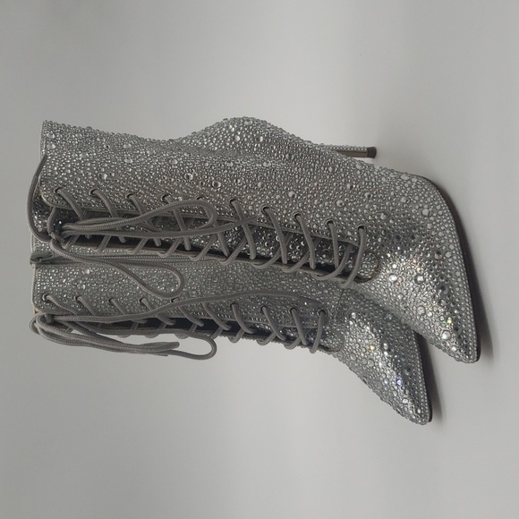 1065- Steve Madden Valency-R Rhinestone Knee Boots Women’s Size 6 – No Box - Picture 3 of 7